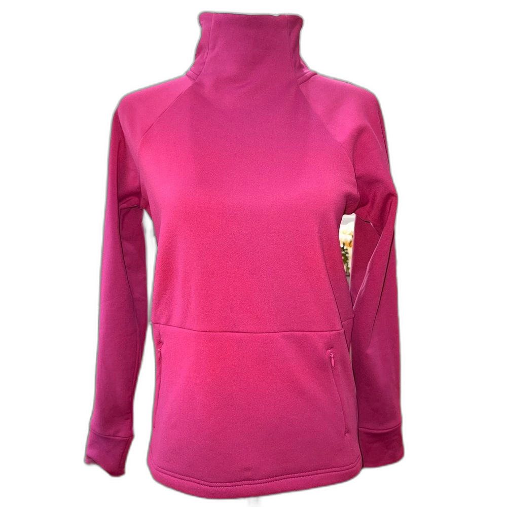 Yogalicious Berry Pink PolarLux Fleece Funnel Neck Pullover XS Soft Warm Lounge